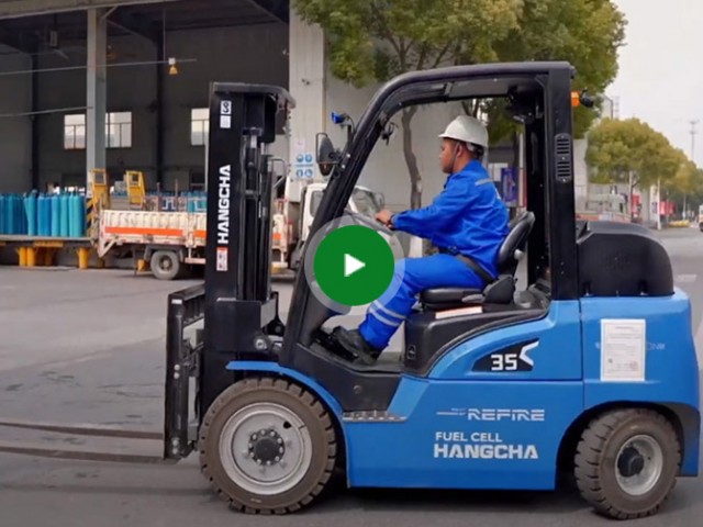  Hangcha Hydrogen Fuel Cell Forklift in Energy Industry